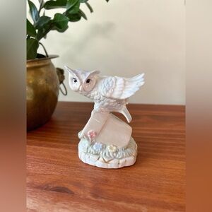 Vintage Owl Planter Figure Decor